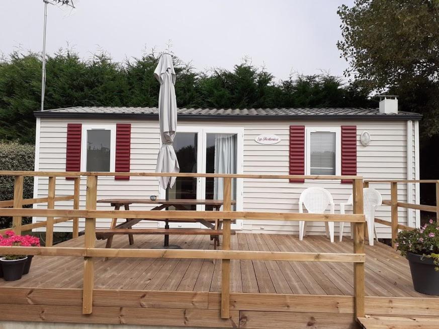Les Mobile Home De Kerroyal Garlan Ngoại thất bức ảnh