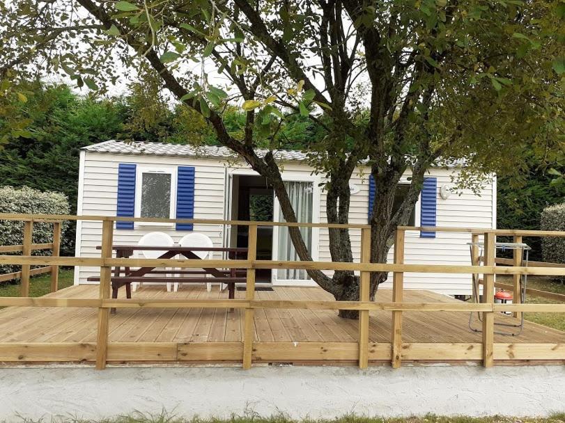 Les Mobile Home De Kerroyal Garlan Ngoại thất bức ảnh