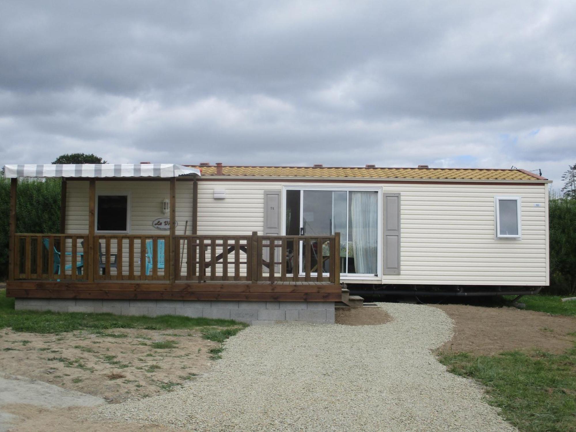 Les Mobile Home De Kerroyal Garlan Ngoại thất bức ảnh